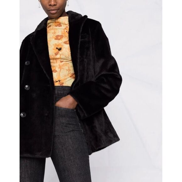 NWT STAND STUDIO Faux Fur Jacket - Picture 4 of 6